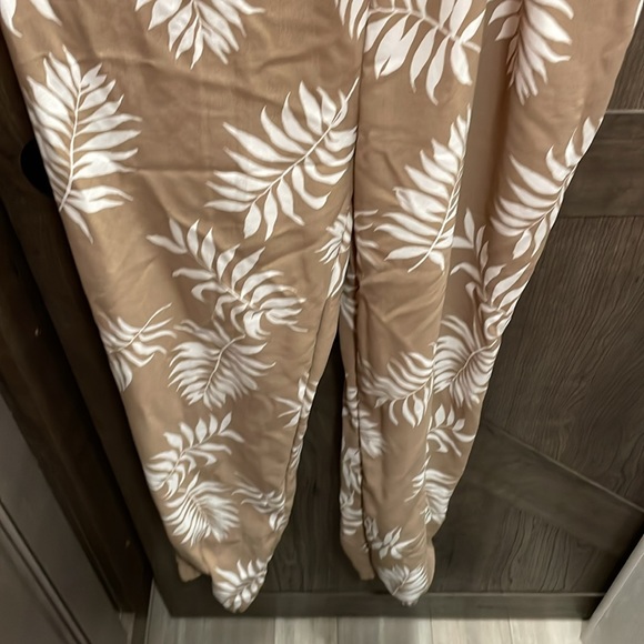 A tan fern Jumpsuit/Ramper with no flaws and never worn. - Picture 2 of 4